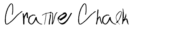 Crative Chalk font preview